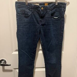 Anthropologie (Pilcro and the Letterpress) dark wash blue jeans size 31